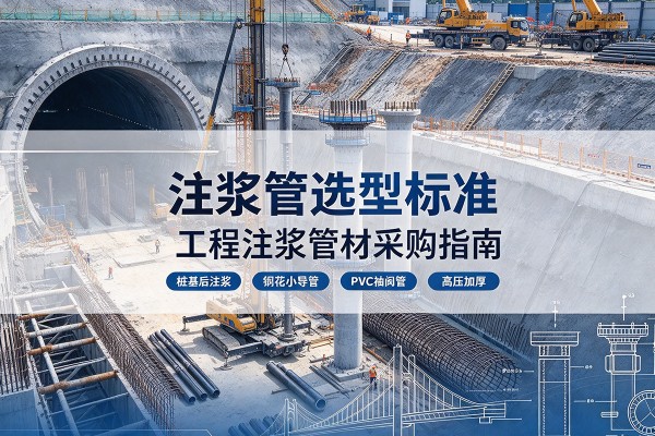 张家界注浆管选型标准
