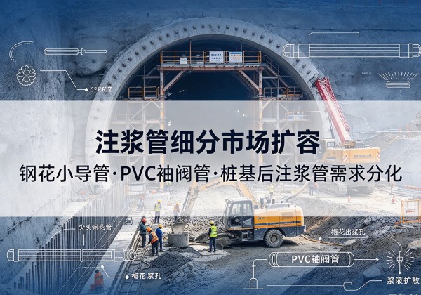 张家界注浆管细分市场扩容，隧道钢花小导管、PVC 袖阀管、桩基后注浆管需求分化